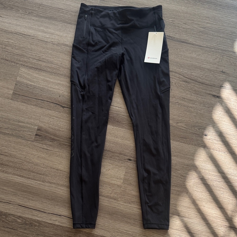 lululemon athletica Speed Up logo leggings size 8